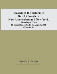Produktbild: Records Of The Reformed Dutch Church In New Amsterdam And New York