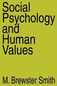 Produktbild: Social Psychology and Human Values