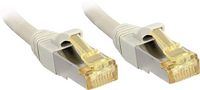 Produktbild: LINDY 47262 RJ45 Netzwerkkabel, Patchkabel CAT 6a (Rohkabel CAT 7) S/FTP 1.00 m Grau mit Rastnasenschutz 1 St.