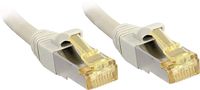 Produktbild: LINDY 47262 RJ45 Patchkabel CAT 6a (Rohkabel CAT 7) S/FTP 1.00m Grau mit Rastnasenschutz 1St.