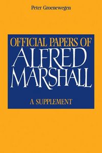 Produktbild: Official Papers of Alfred Marshall