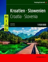 Produktbild: Freytag & berndt Autoatlas Kroatien - Slowenien 1:150.000