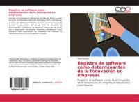Produktbild: Registro de software como determinantes de la Innovaci&oacute;n en empresas