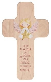 Produktbild: Kinderholzkreuz - Schutzengel