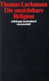 Produktbild: Die unsichtbare Religion