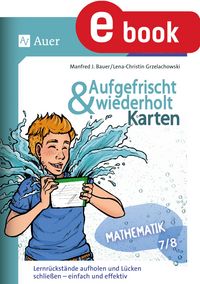 Produktbild: Aufgefrischt-und-wiederholt-Karten Mathematik 7-8