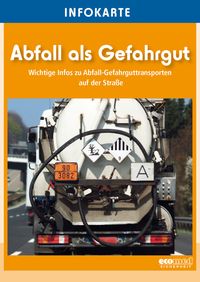 Bild vom Artikel Infokarte Abfall als Gefahrgut vom Autor Ecomed-Storck GmbH