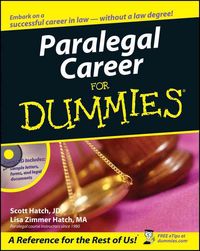 Produktbild: Hatch, S: Paralegal Career For Dummies
