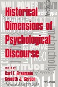 Produktbild: Historical Dimensions of Psychological Discourse