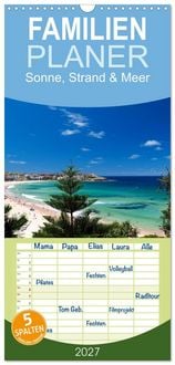Produktbild: Familienplaner 2027 - Sonne, Strand & Meer mit 5 Spalten (Wandkalender, 21 x 45 cm) CALVENDO