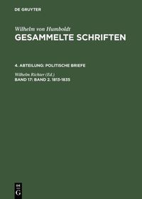 Produktbild: Band 2. 1813&ndash;1835