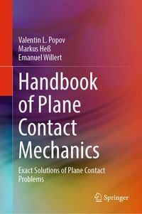 Produktbild: Handbook of Plane Contact Mechanics