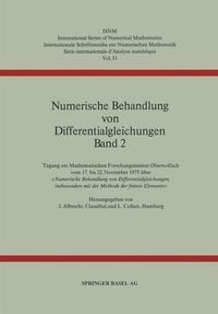 Produktbild: Numerische Behandlung von Differentialgleichungen Band 2