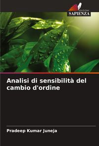 Produktbild: Analisi di sensibilit&agrave; del cambio d'ordine