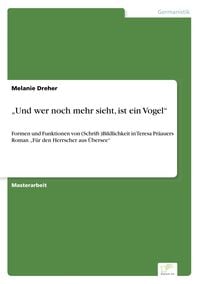 Produktbild: "Und wer noch mehr sieht, ist ein Vogel"