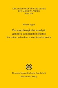 Produktbild: The morphological-to-analytic causative continuum in Hausa: