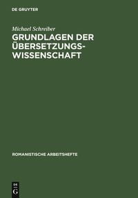 Produktbild: Grundlagen der &Uuml;bersetzungswissenschaft