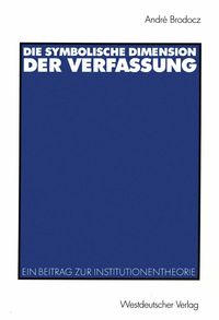 Produktbild: Die symbolische Dimension der Verfassung