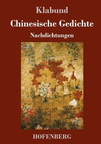 Produktbild: Chinesische Gedichte