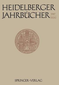 Produktbild: Heidelberger Jahrb&uuml;cher