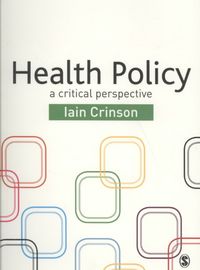 Produktbild: Crinson, I: Health Policy