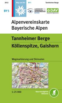 Bild vom Artikel DAV Alpenvereinskarte Bayerische Alpen 05. Tannheimer Berge 1 : 25.000 vom Autor 
