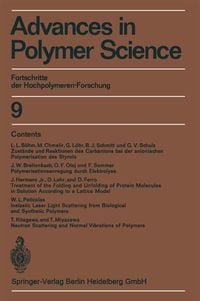 Produktbild: Advances in Polymer Science