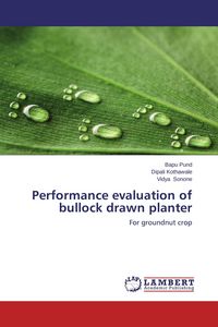 Produktbild: Performance evaluation of bullock drawn planter