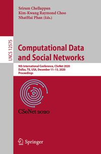 Produktbild: Computational Data and Social Networks
