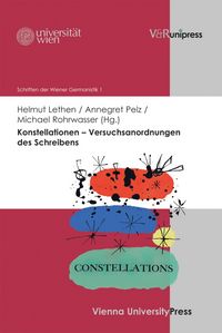 Produktbild: Konstellationen - Versuchsanordnungen des Schreibens