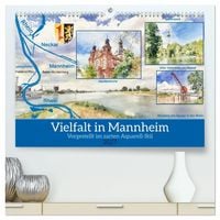 Produktbild: Vielfalt in Mannheim (hochwertiger Premium Wandkalender 2027 DIN A2 quer), Kunstdruck in Hochglanz