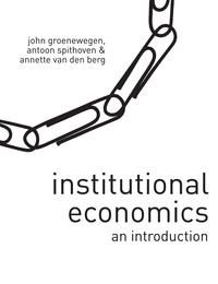 Produktbild: Institutional Economics