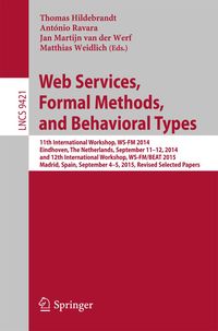 Produktbild: Web Services, Formal Methods, and Behavioral Types