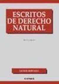 Produktbild: Escritos de derecho natural