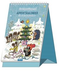 Produktbild: TR&Ouml;TSCH &ndash; Adventskalender "Der kleine Maulwurf" | Weihnachtskalender mit 24 lustigen Winter- & Weihnachtsmotiven zum Ausmalen
