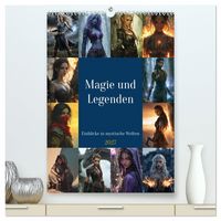 Produktbild: Magie und Legenden - Einblicke in mystische Welten (hochwertiger Premium Wandkalender 2027 DIN A2 hoch), Kunstdruck in Hochglanz