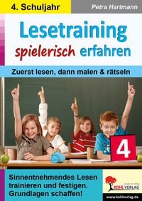 Produktbild: Lesetraining spielerisch erfahren / Klasse 4