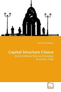 Produktbild: Bhaduri, S: Capital Structure Choice