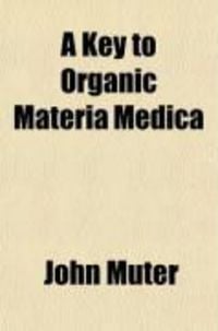 Produktbild: A Key to Organic Materia Medica