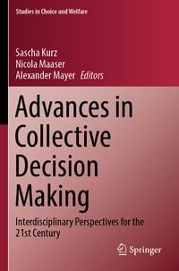 Produktbild: Advances in Collective Decision Making