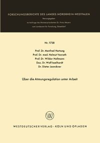 Produktbild: &Uuml;ber die Atmungsregulation unter Arbeit