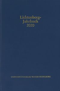 Produktbild: Lichtenberg-Jahrbuch 2020
