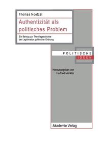 Produktbild: Authentizit&auml;t als politisches Problem