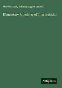 Produktbild: Elementary Principles of Interpretation