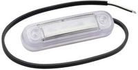 Produktbild: Fristom Umriss-Markierungsleuchte Offene Kabelenden Markierungsleuchte vorne 12 V, 24 V Wei&szlig; Transparent