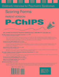 Produktbild: Scoring Forms for P-ChIPS