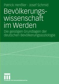 Produktbild: Bev&ouml;lkerungswissenschaft im Werden