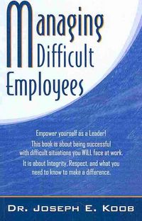 Produktbild: Managing Difficult Employees