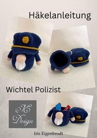 Produktbild: H&auml;kelanleitung Wichtel Polizist