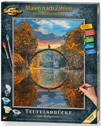 Bild vom Artikel Schipper 609130898 - Malen nach Zahlen, Meisterklasse Premium, Teufelsbrücke am Rakotzsee, 40x50cm vom Autor 